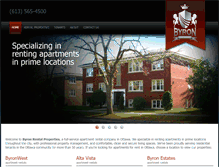 Tablet Screenshot of byronrentalproperties.com